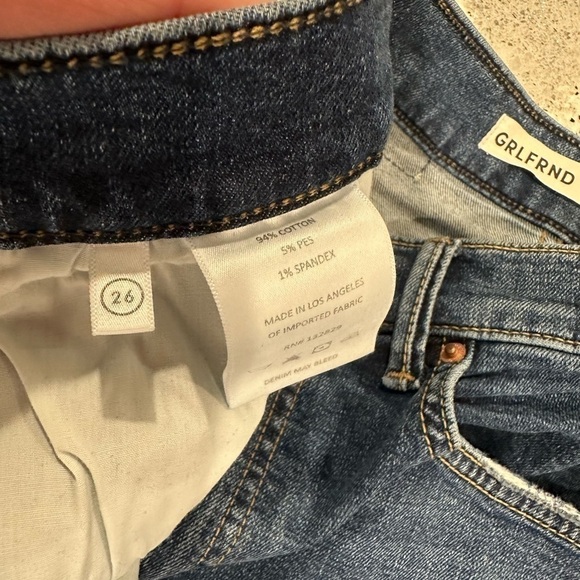 GRLFRND high rise skinny jeans size 26 - Picture 8 of 10